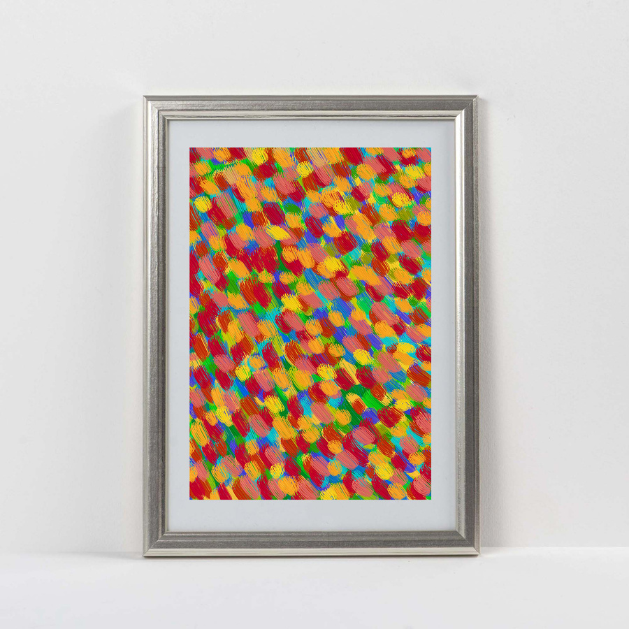 Zestaw ramek drewnianych PRESTO 2838 PAK 5 szt. - kolor srebrny