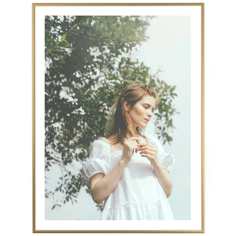 Ramka aluminiowa ROYALL Złota 60x80 cm