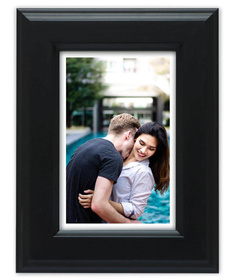 Ramka drewniana PEGOLA 2091, klasyczna fotoramka na zdjęcia, plakaty lub obrazy - kolor czarny