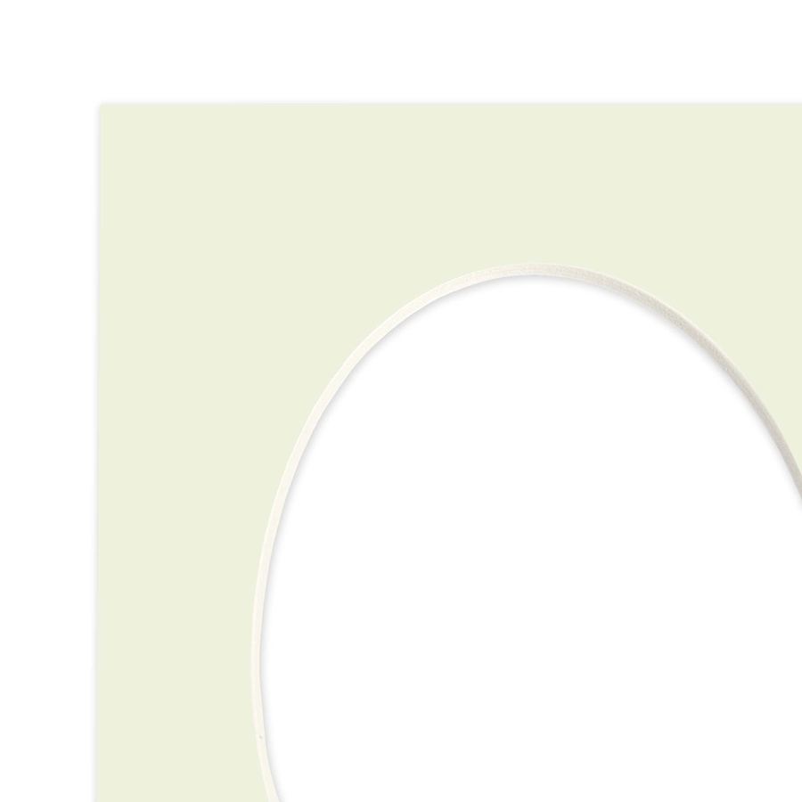 Passe partout 10x15 (6x9) OWAL ZIELONE MINT - LUCA Q5501