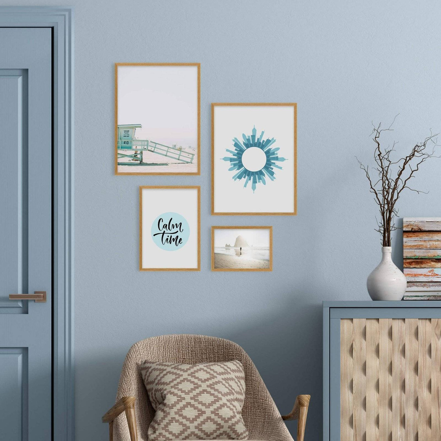 Zestaw dębowych ramek galeria Pinia 00 GF0008