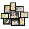 Multirama w czarnym kolorze MULTI  HEN 2 na 9 zdjęć ramka na zdjęcia
