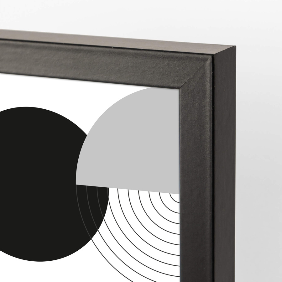 Czarna ramka na zdjęcia w rozmiarze 50x50 cm