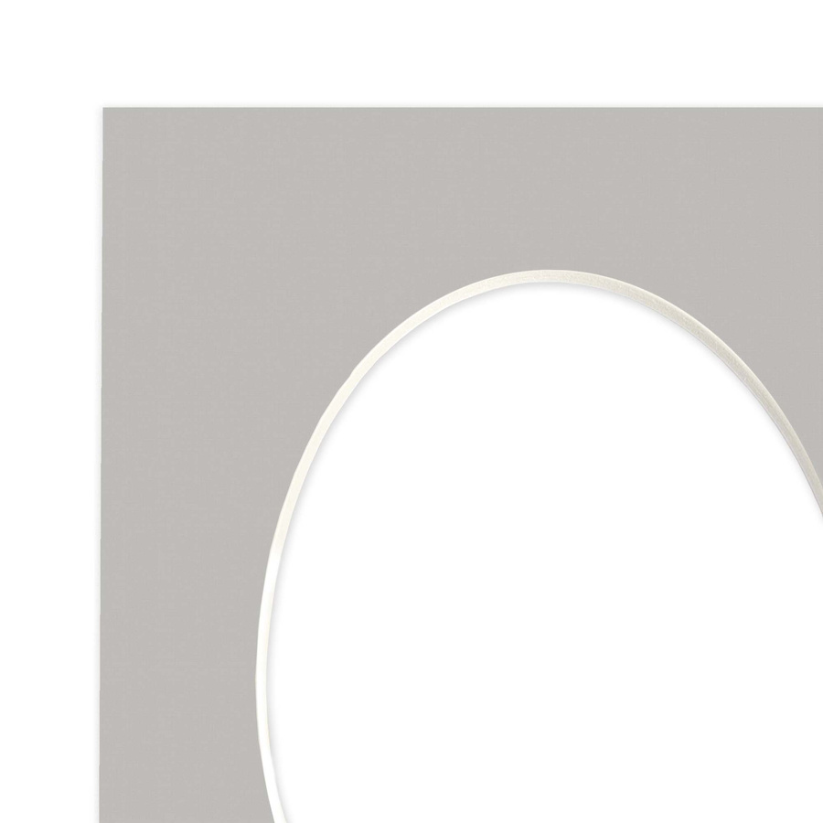 Passe partout 10x15 (6x9) OWAL SZARY - STORM - LUCA Q5305