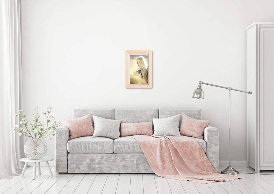 Ramka z drewna surowego CRUDO 1702, prosta i naturalna fotoramka na zdjęcia, plakaty lub rysunki