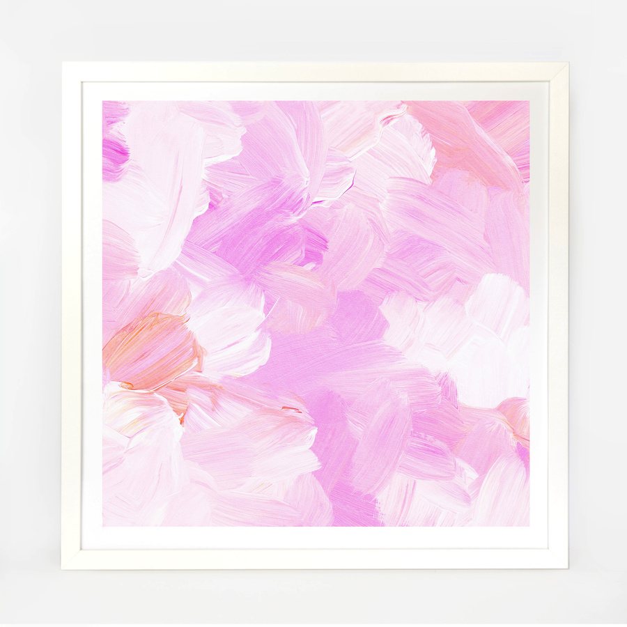 Biała ramka na zdjęcia w rozmiarze 50x50 cm