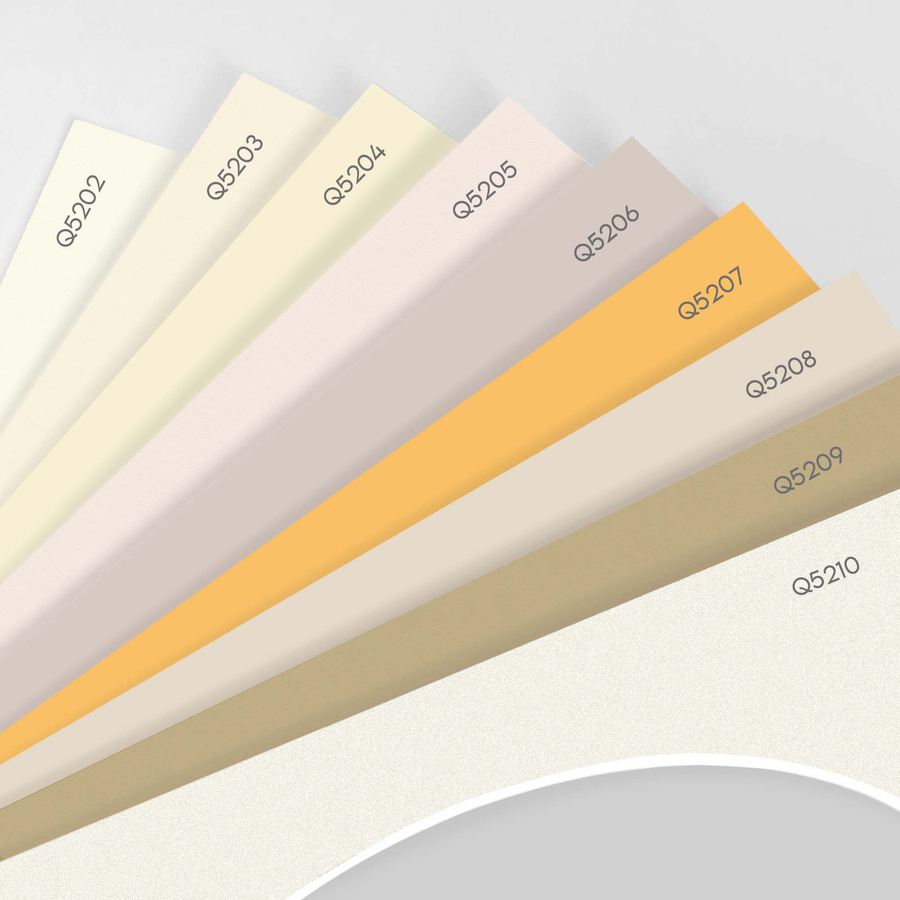 Passe partout 10x15 (6x9) OWAL BEŻOWE DUNE - LUCA Q5206