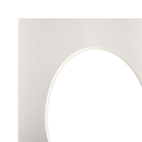 Passe partout 10x15 (6x9) OWAL SREBRNE SILVER - LUCA Q5902