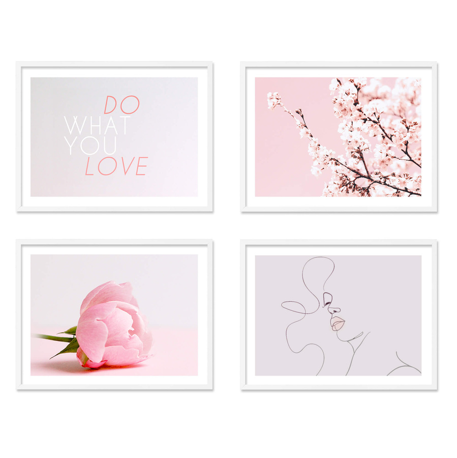 Zestaw ramek PINIA 1 GF0015 - galeria ramek na 4 zdjęcia