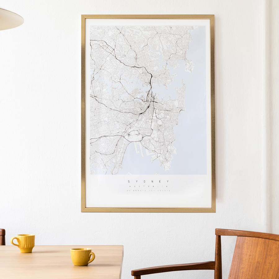 Złota ramka na zdjęcia KEA Z w rozmiarze 40x60 cm