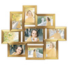 Multirama w  złotym kolorze MULTI  HEN Z na 9 zdjęć ramka na zdjęcia