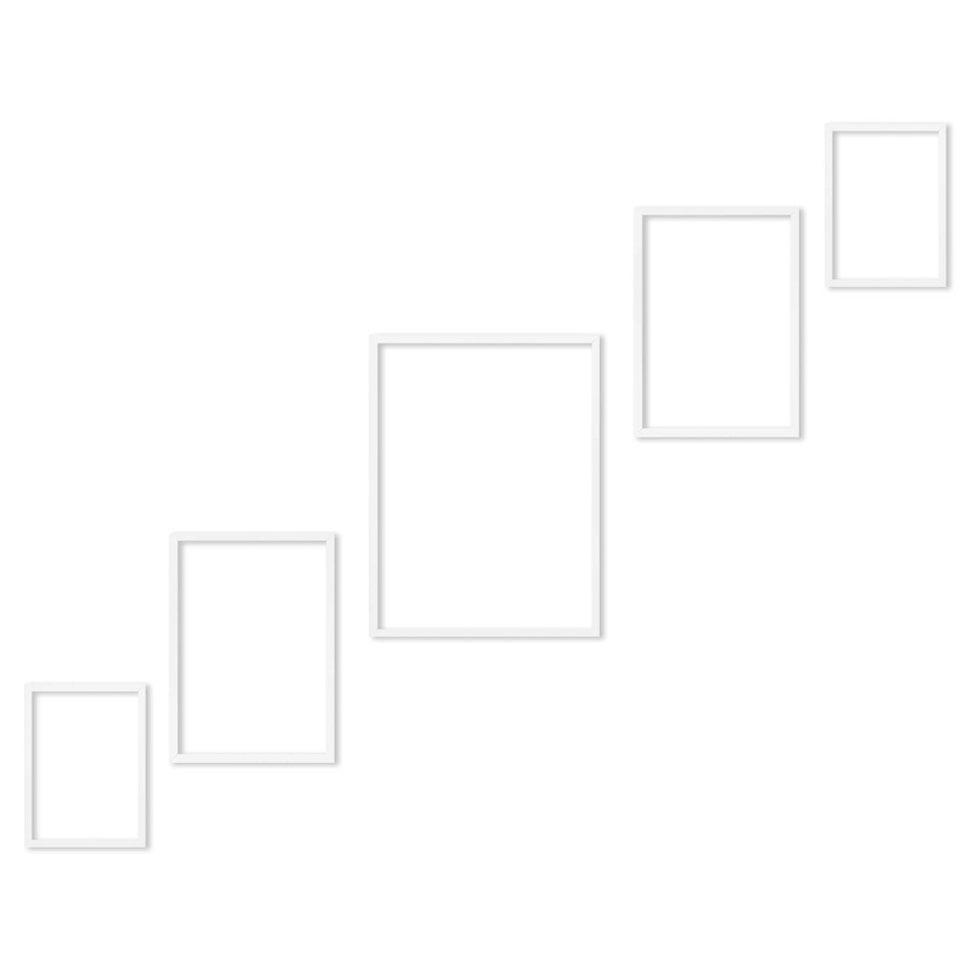 Zestaw ramek PINIA 1 GF0031 R- galeria ramek na 5 zdjęć