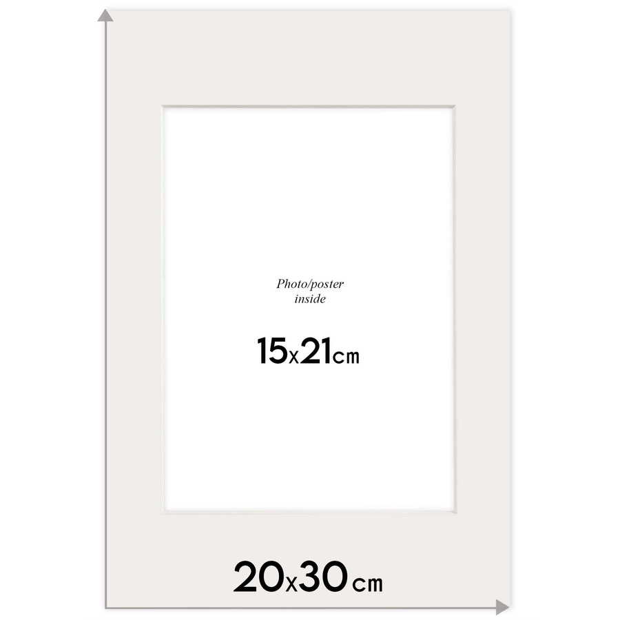 Passe partout 20x30 (15x21) BRĄZOWE CHOCOLATE - LUCA Q5603