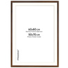 Ramka z passe partout na zdjęcia w rozmiarze 60x80 cm z okienkiem passe partout 50x70 cm