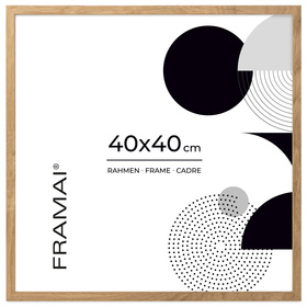 Dębowa ramka na zdjęcia  w rozmiarze 40x40  cm