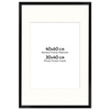Czarna ramka na zdjęcia w rozmiarze 50x70 cm