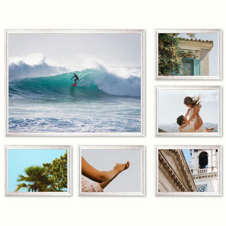 Zestaw srebrnych ramek galeria HIT 1 S GF0002