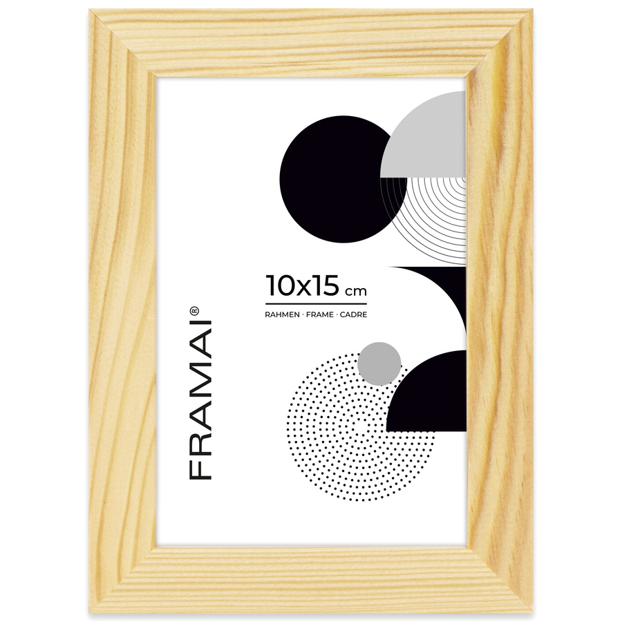 Ramka z drewna surowego na zdjęcia RAW 10x15 cm