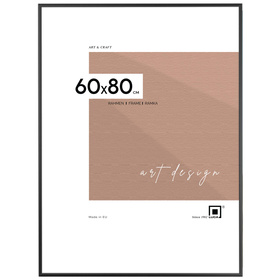 Ramka aluminiowa ROYALL 2 Czarna 60x80 cm