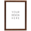 Ramka drewniana PRESTO 1856, szlachetna fotoramka na zdjęcia, plakaty lub rysunki - kolor brązowy