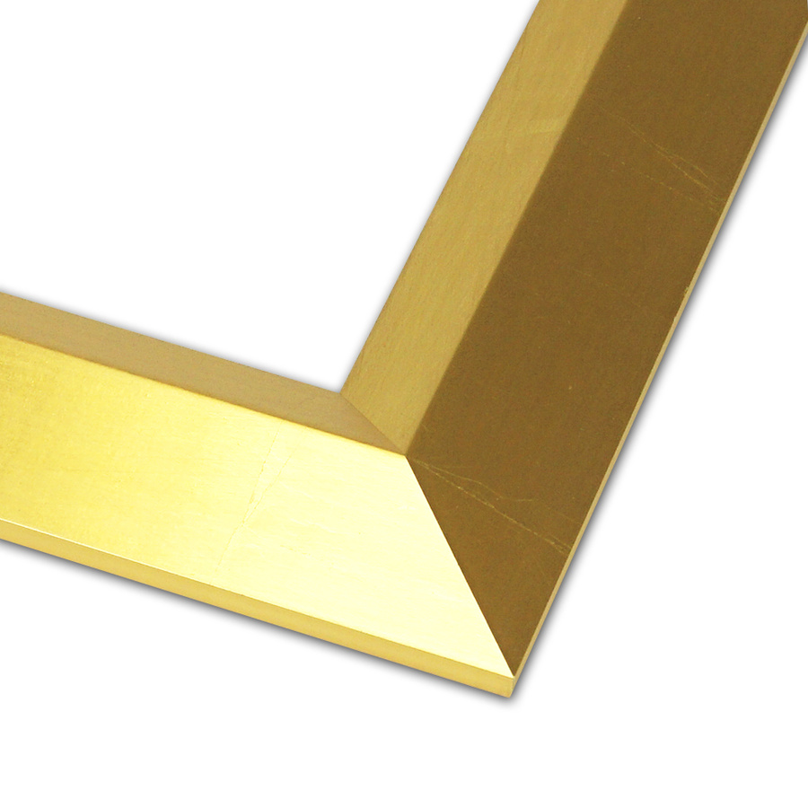 Rama do obrazu, zdjęcia, lustra na wymiar LUCA #2121. Piramida złoto szczotkowane