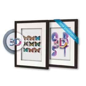 Ramka przestrzenna EXPO 3D MAX Czarna 21x30 cm (15x21cm)