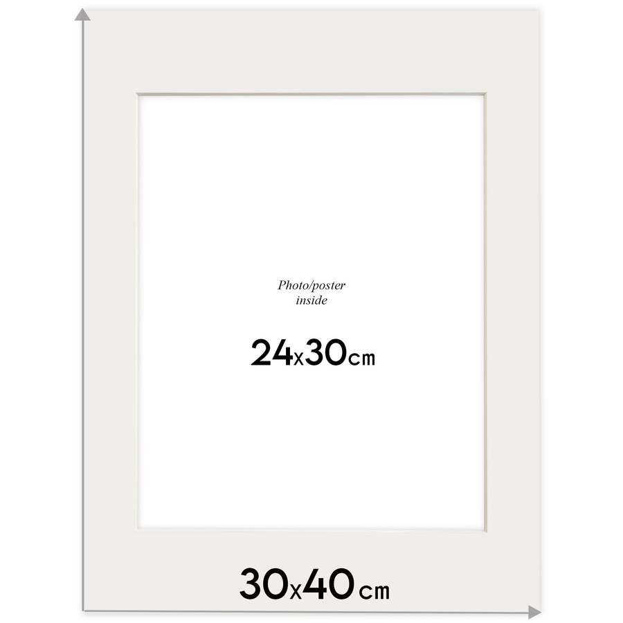 Passe partout 30x40 (24x30) BEŻOWE BISQUIT - LUCA Q5203