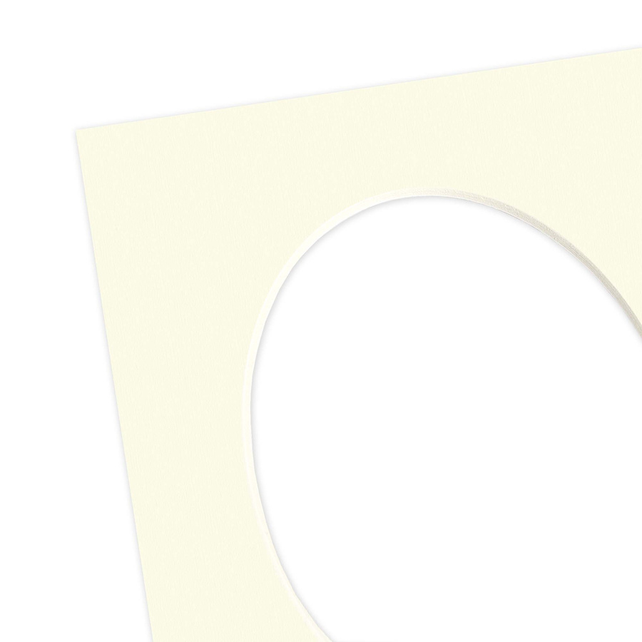 Passe partout 10x15 (6x9) OWAL BEŻOWE CREAM - LUCA Q5202