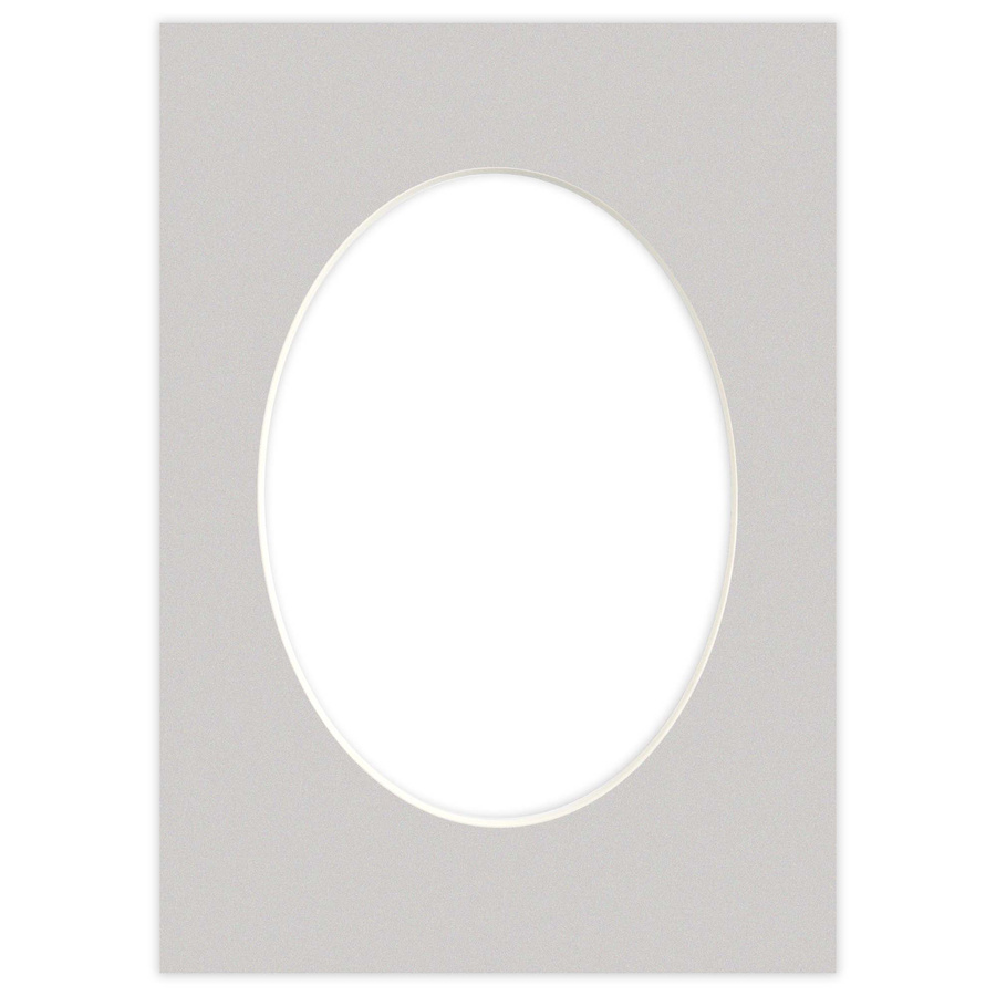 Passe partout 21x30 (15x21) OWAL SZARY - STONE - LUCA Q5304