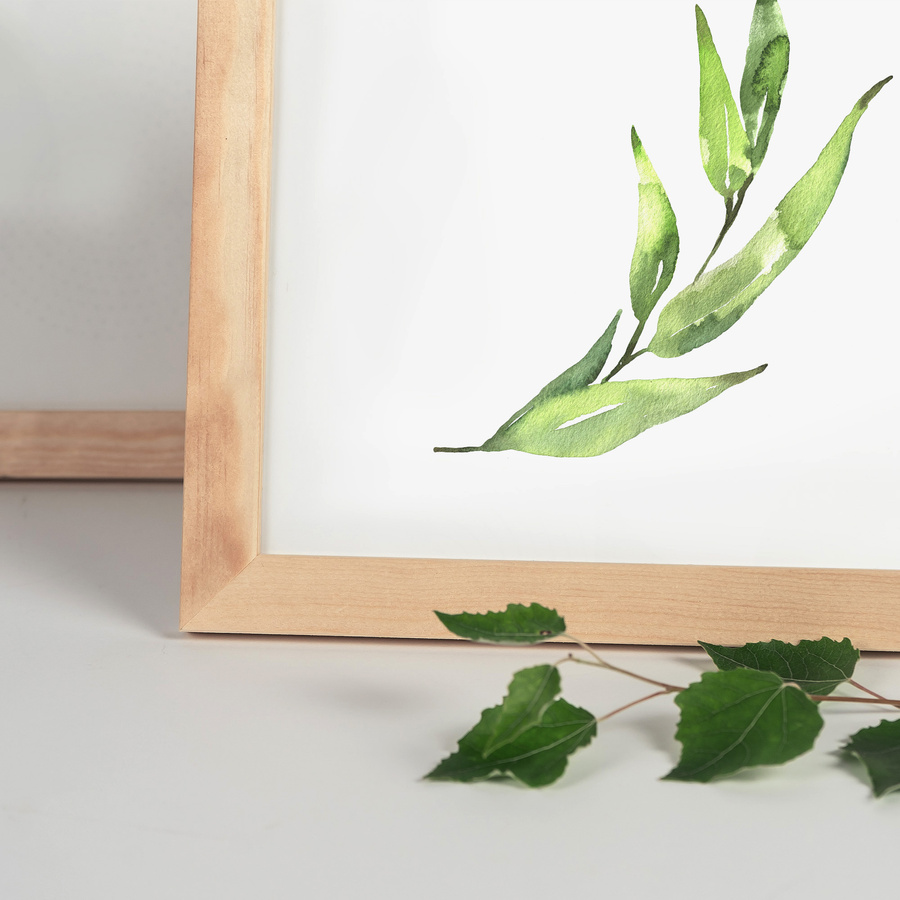 Ramka z drewna surowego na zdjęcia 2 szt. RAW 40x60 cm