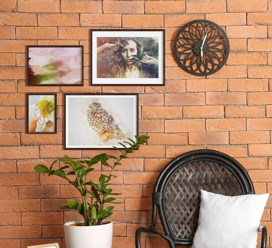 Zestaw brązowych ramek galeria HIT 4 GF0008