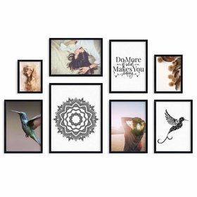 Zestaw czarnych ramek galeria 2 GF9 1x13x18 1x15x21 5x21x30 1x30x40
