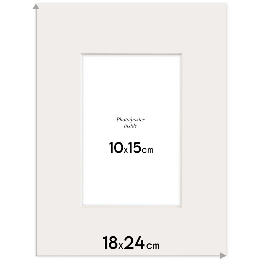 Passe partout 18x24 (10x15) SZARY - STORM - LUCA Q5305