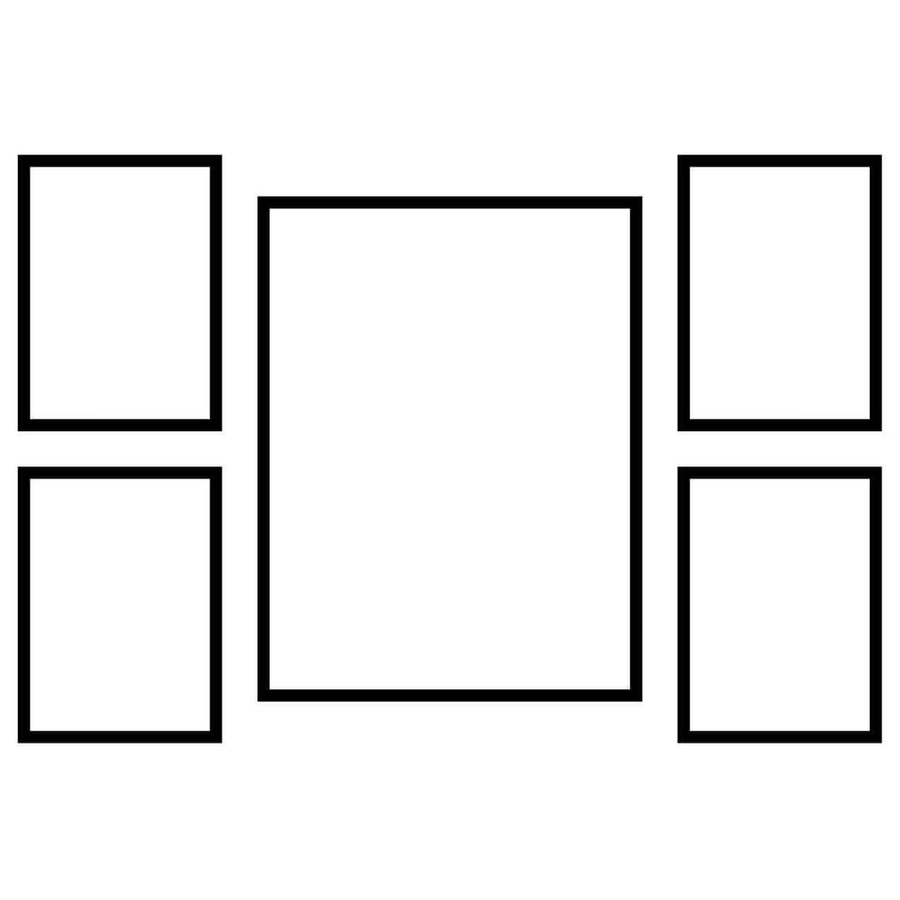 Zestaw ramek PINIA 1 GF0046 - galeria ramek na 5 zdjęcia