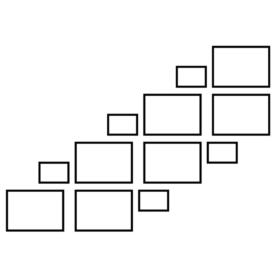 Zestaw ramek PINIA 3 GF0032 R - galeria ramek na 12 zdjęć
