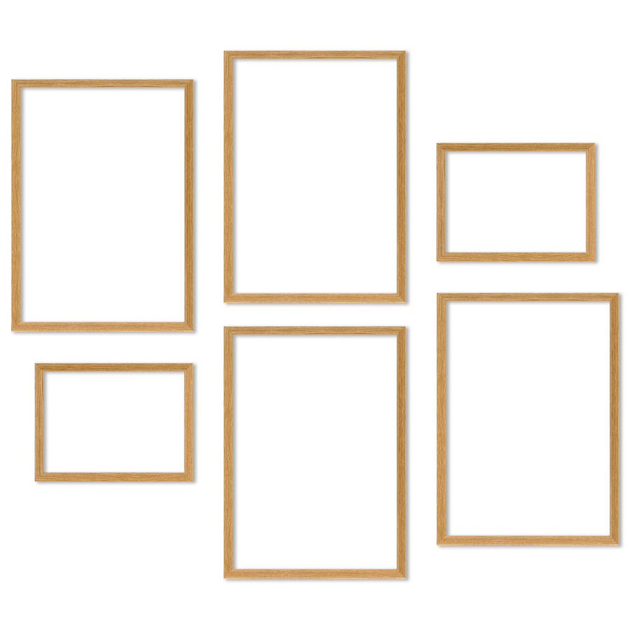 Zestaw ramek PINIA 00 GF0047 - galeria ramek na 6 zdjęcia