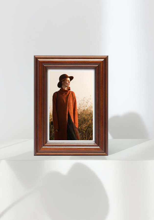 Ramka drewniana na zdjęcia DRL F 03 18x24 cm