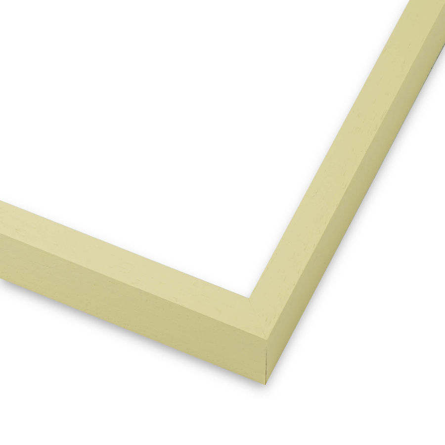 Rama do obrazów, zdięć oraz rysunków na wymiar LUCA #2351. Nowoczesna prosta, drewniana oprawa - panel pion, kolor kremowy