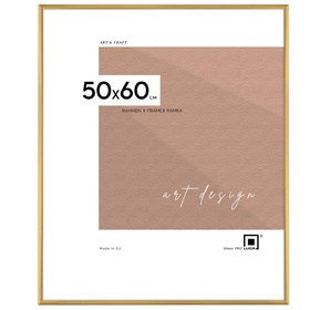 Ramka aluminiowa ROYALL Złota 50x60 cm
