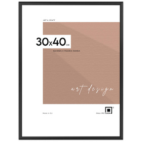 Ramka aluminiowa ROYALL 2 Czarne 30x40 cm