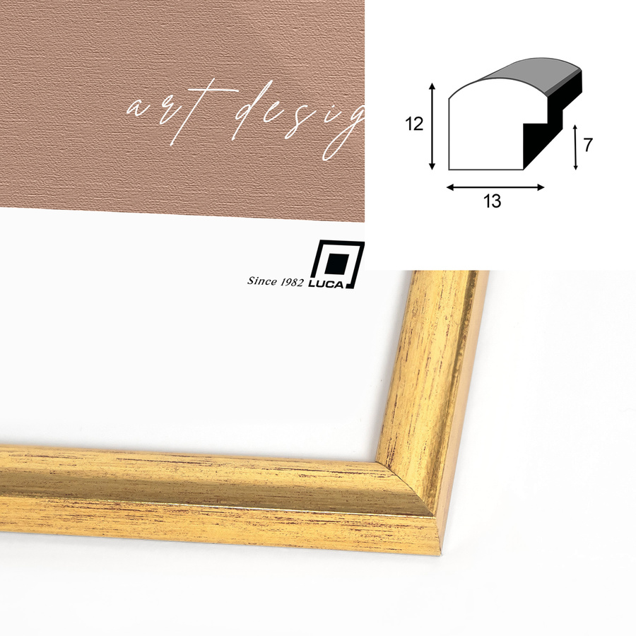 Zestaw złotych ramek galeria HIT 1 Z GF0003