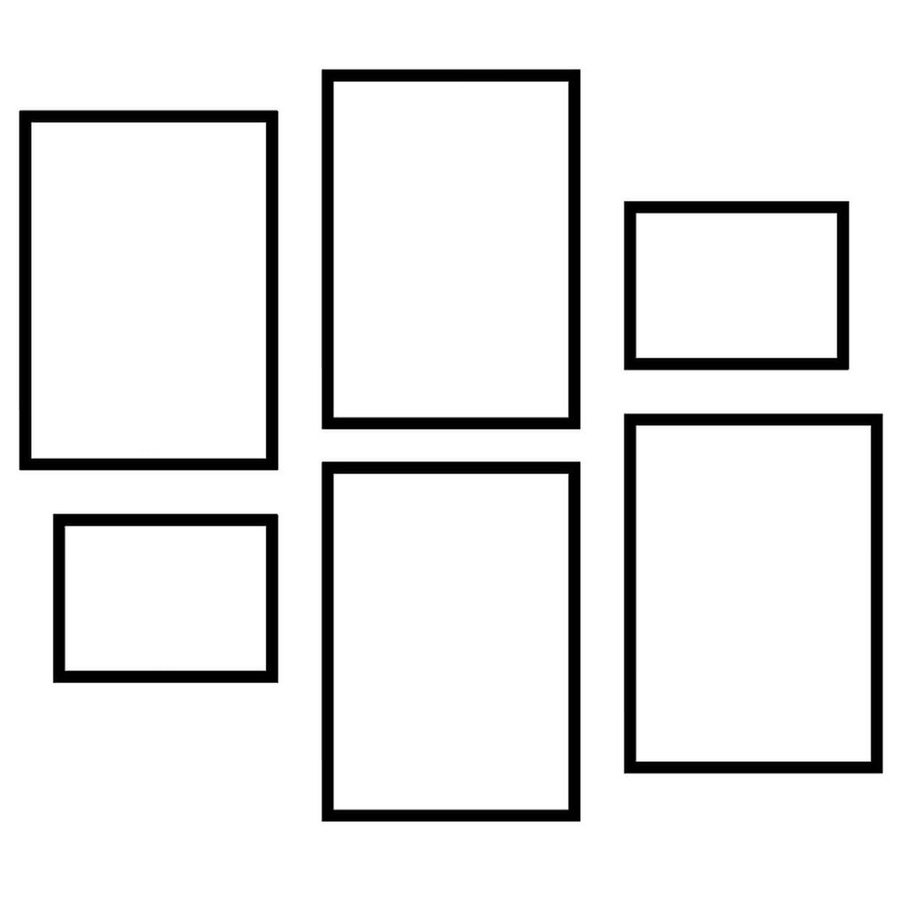 Zestaw ramek PINIA 2 GF0047 - galeria ramek na 6 zdjęcia