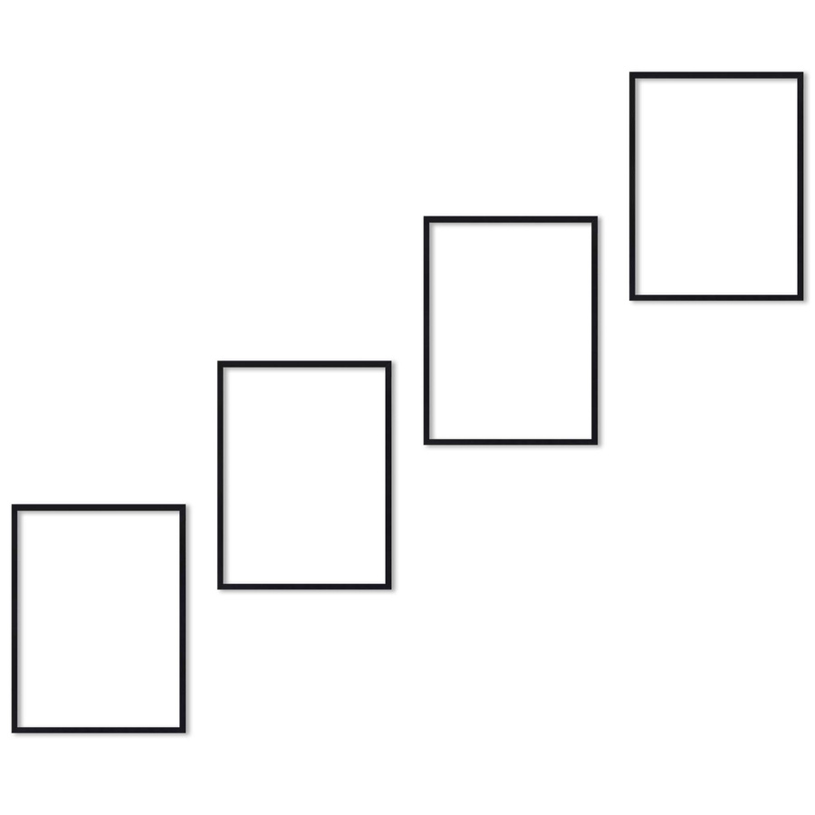 Zestaw ramek PINIA 2 GF0034 R - galeria ramek na 4 zdjęcia