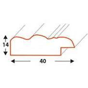 Ramka drewniana MARESSO 2775, klasyczna fotoramka na zdjęcia, plakaty lub obrazy - kolor biały
