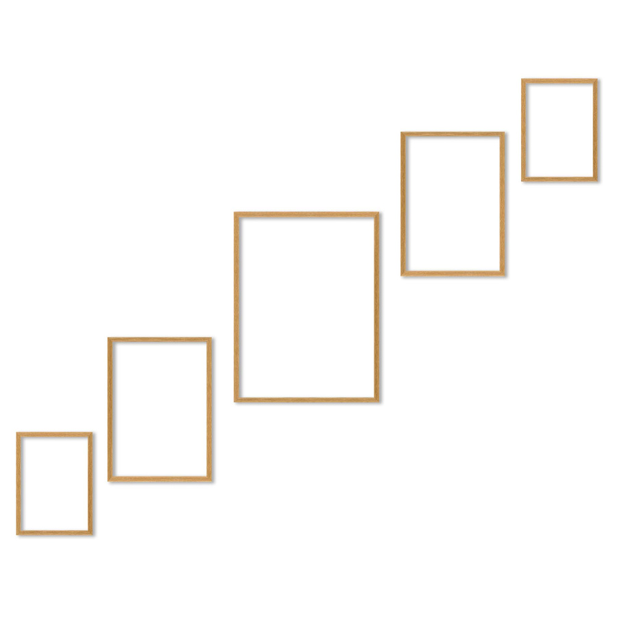 Zestaw ramek PINIA 00 GF0031 R- galeria ramek na 5 zdjęć