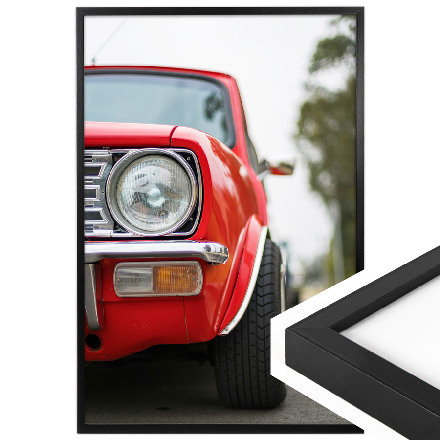 Czarna ramka na zdjęcia FDM 2 w rozmiarze 40x60 cm