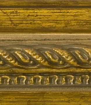 Rama do obrazów, zdjęć oraz plakatów na wymiar LUCA #265. Klasyczna z ornamentem, drewniana oprawa - sztab, kolor złoty