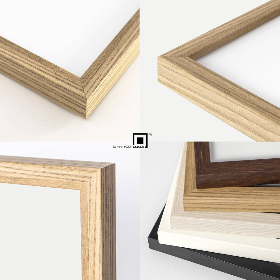 Zestaw 5 brązowych ramek na zdjęcia FDM 02 w rozmiarze 13x18 cm