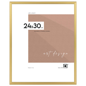 Ramka aluminiowa ROYALL Złota 24x30 cm