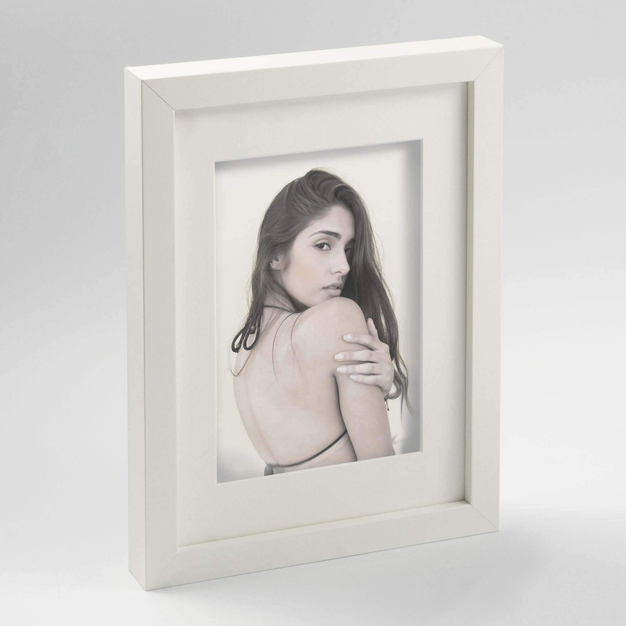 Ramka przestrzenna EXPO 3D Biała 13x18 cm (9x13cm)